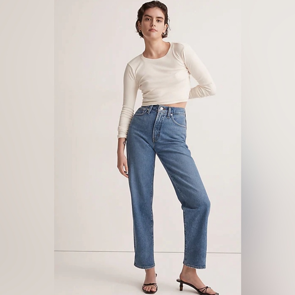 Madewell -The Perfect Vintage Straight Jean in Earlwood Wash